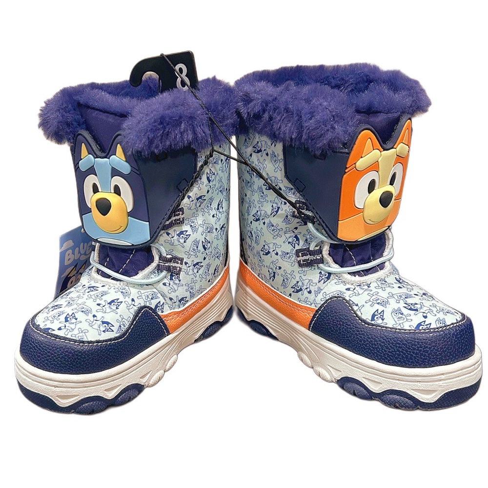 Bluey Kids Boots - Navy and White